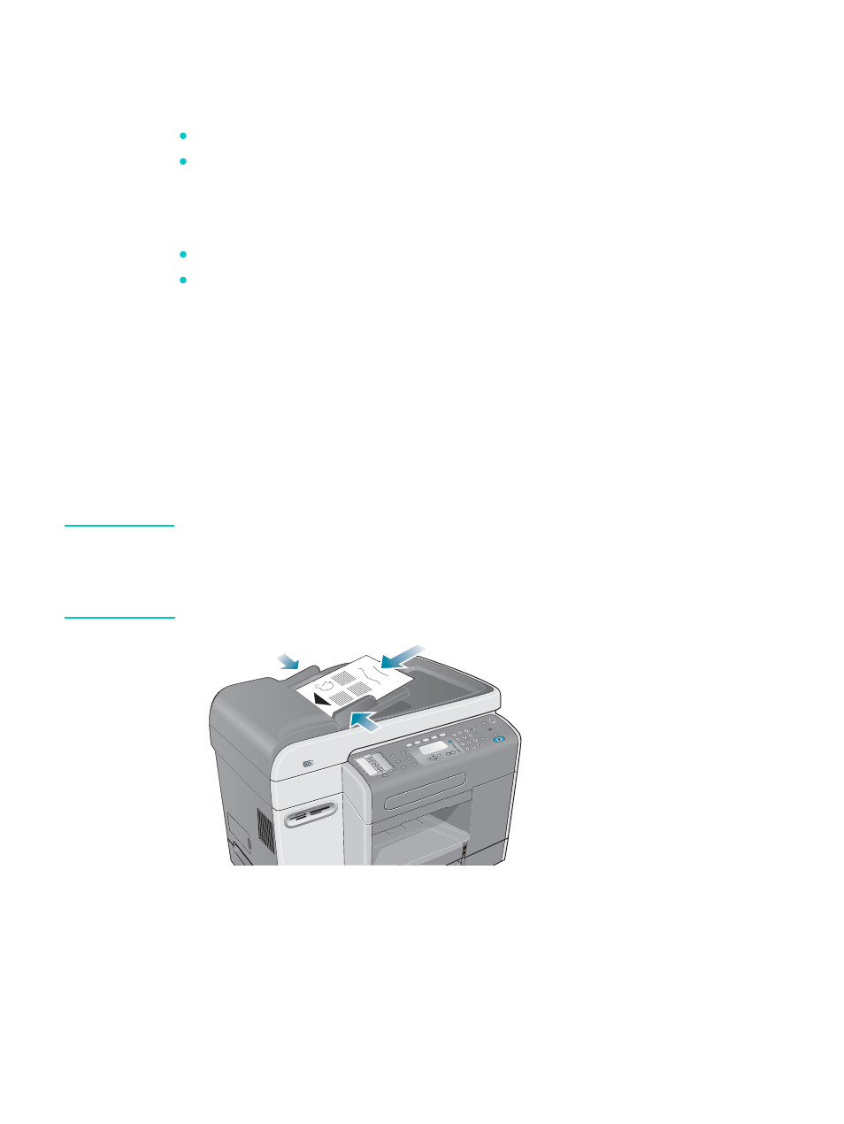 Loading the originals | HP 9100 series User Manual | Page 39 / 280