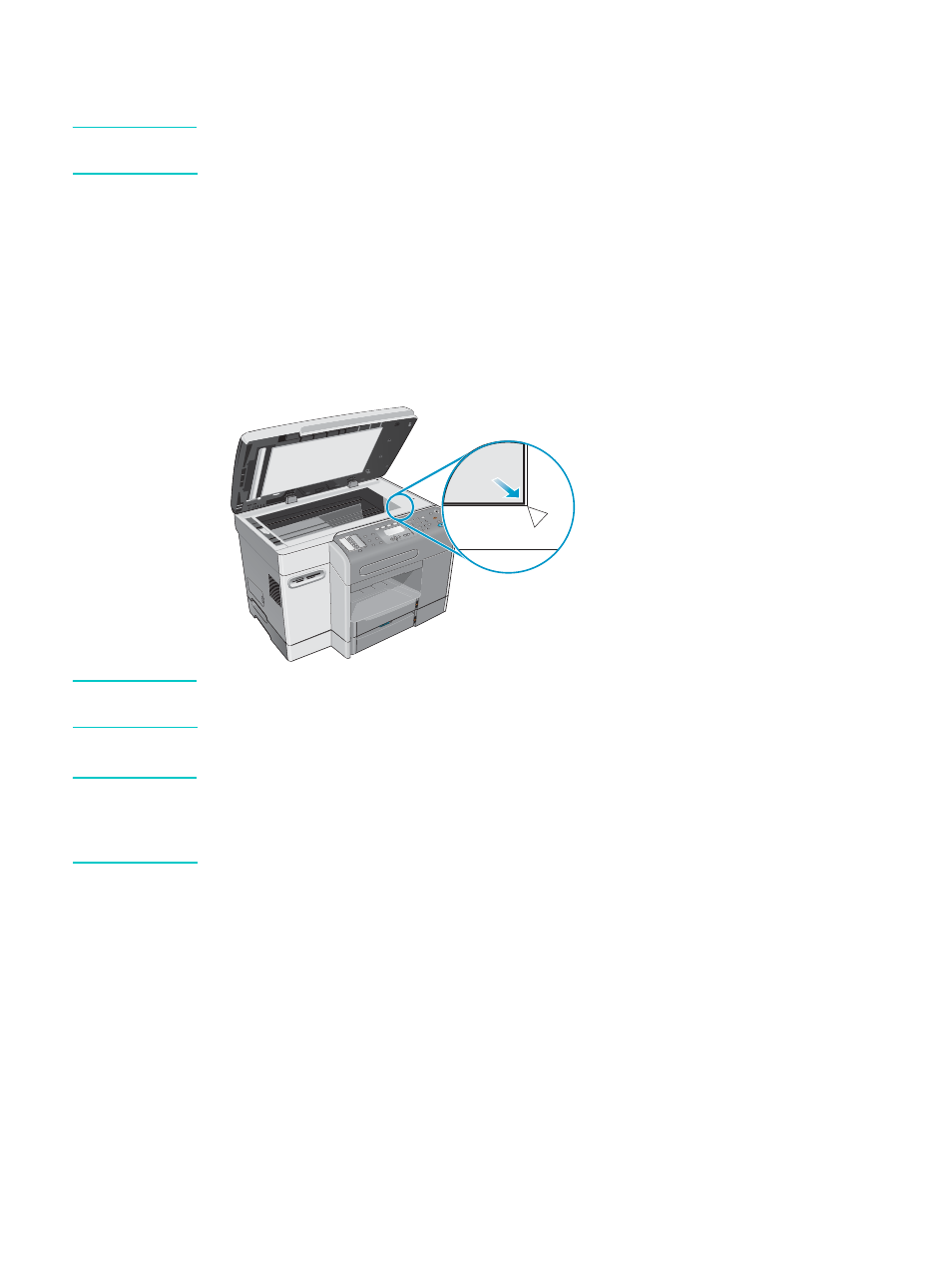 Loading an original on the scanner glass | HP 9100 series User Manual | Page 40 / 280