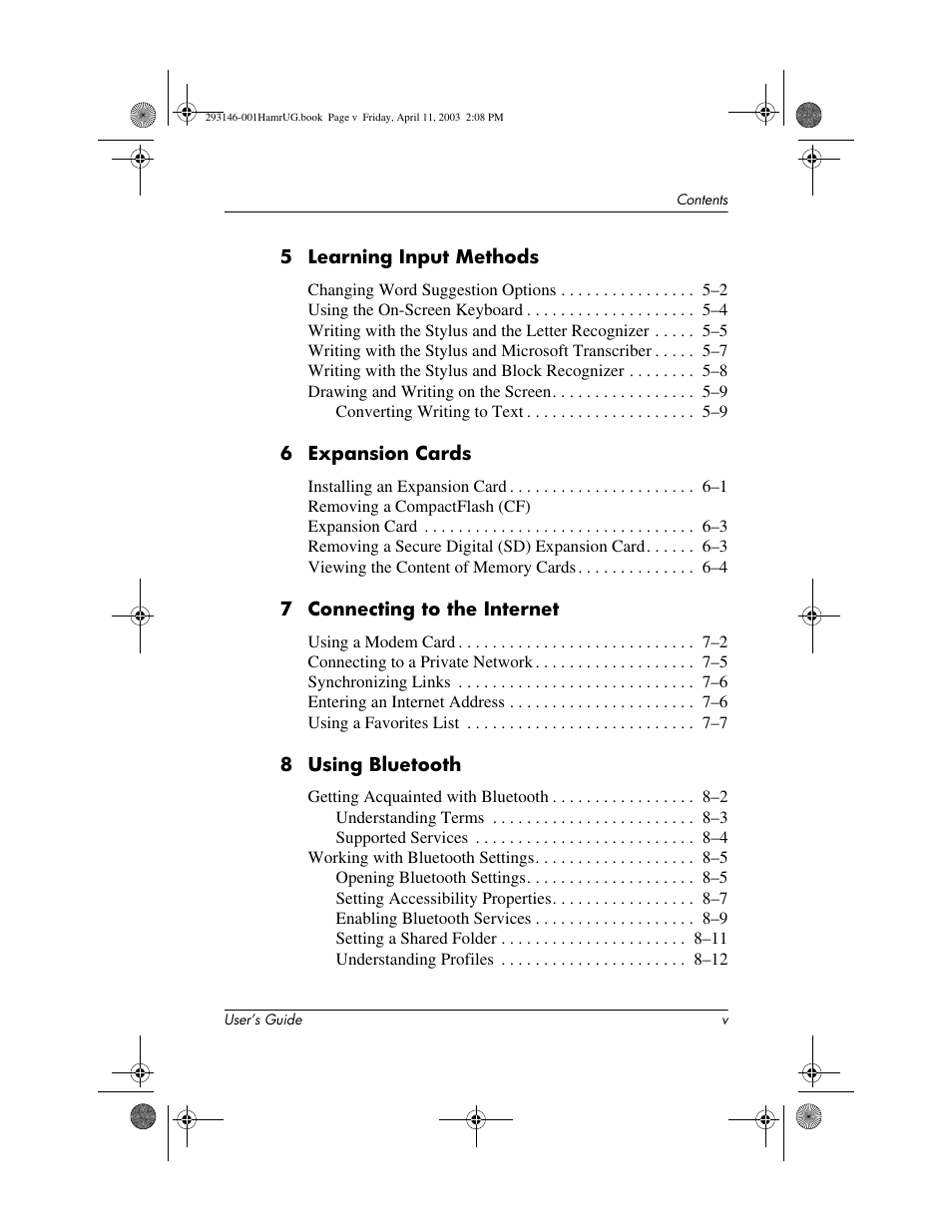 HP h2200 Series User Manual | Page 5 / 125