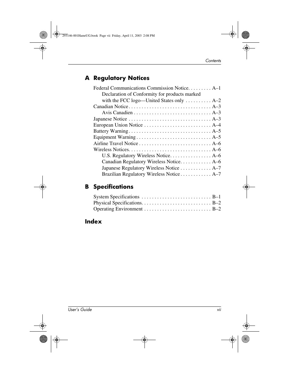 HP h2200 Series User Manual | Page 7 / 125