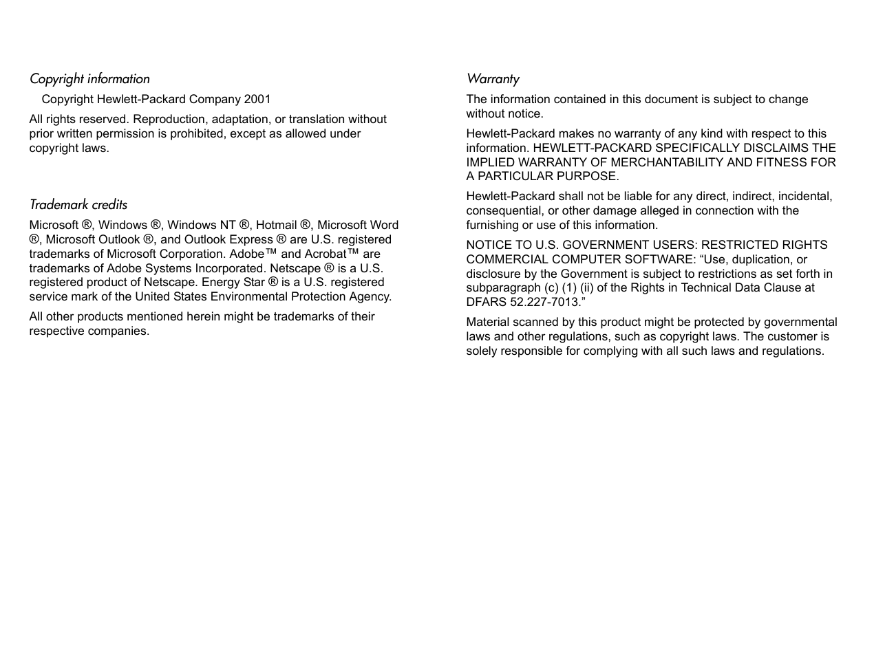 HP 5400c Series User Manual | Page 2 / 140