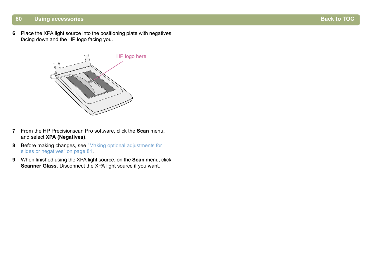 HP 5400c Series User Manual | Page 80 / 140