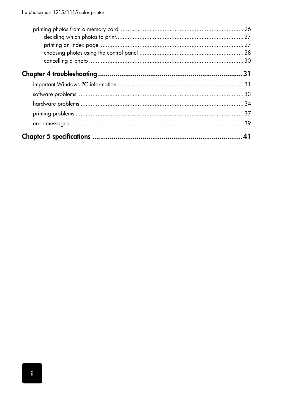 HP 1115 User Manual | Page 4 / 48