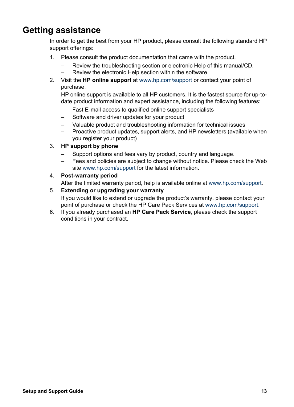 Getting assistance | HP SCANJET G 3010 User Manual | Page 15 / 15