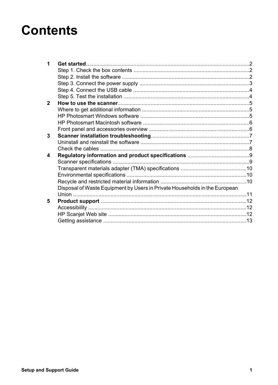 HP SCANJET G 3010 User Manual | Page 3 / 15