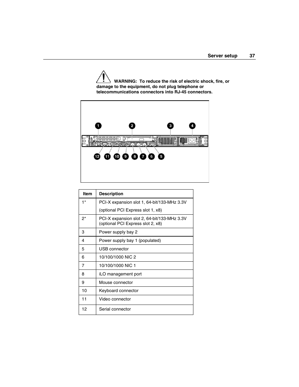 HP SAS DL360 User Manual | Page 37 / 136