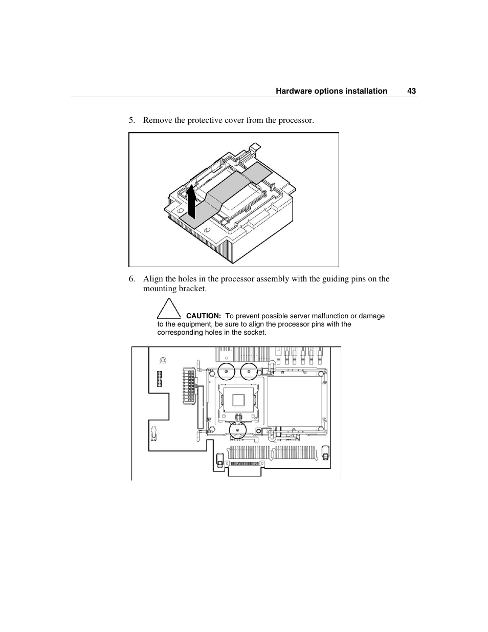HP SAS DL360 User Manual | Page 43 / 136