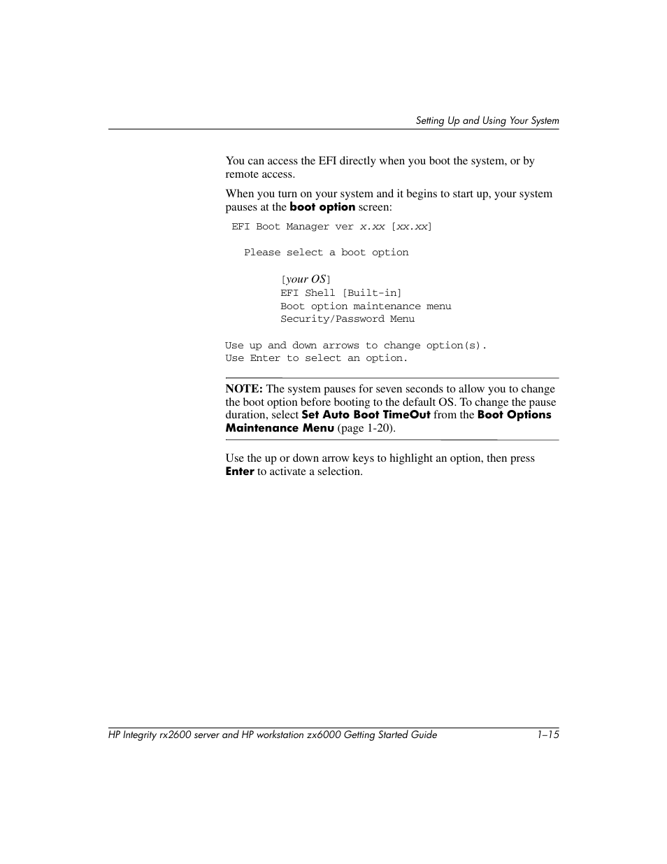 HP ZX6000 User Manual | Page 21 / 64