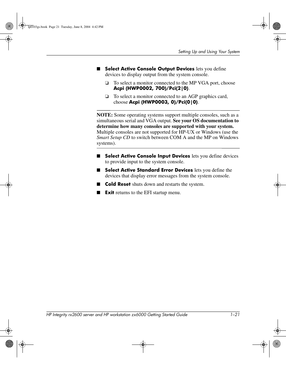 HP ZX6000 User Manual | Page 27 / 64