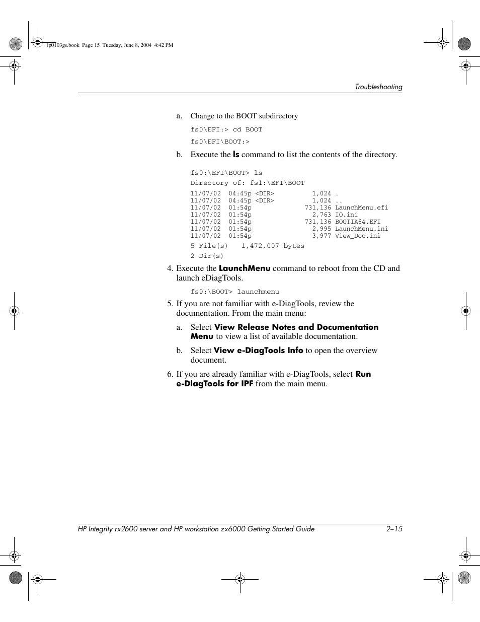 HP ZX6000 User Manual | Page 47 / 64