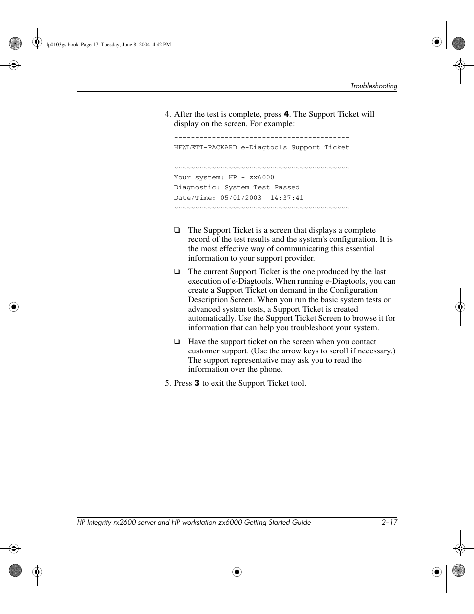 HP ZX6000 User Manual | Page 49 / 64