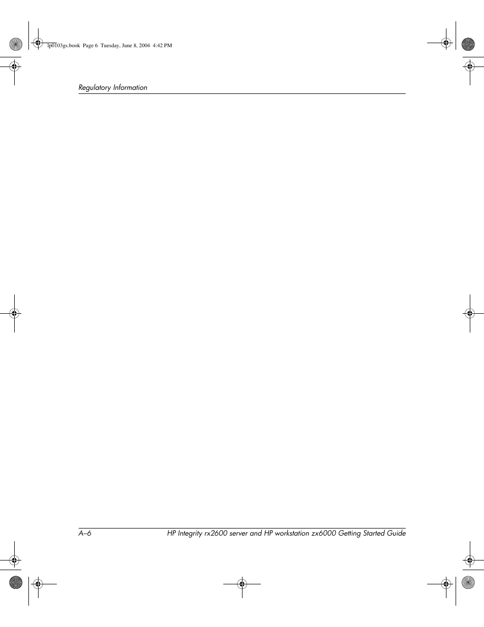 HP ZX6000 User Manual | Page 60 / 64