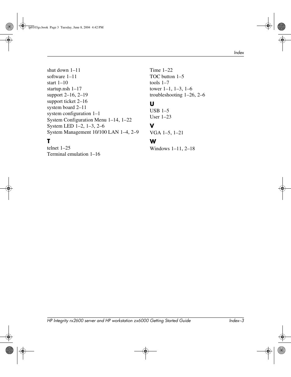 HP ZX6000 User Manual | Page 63 / 64