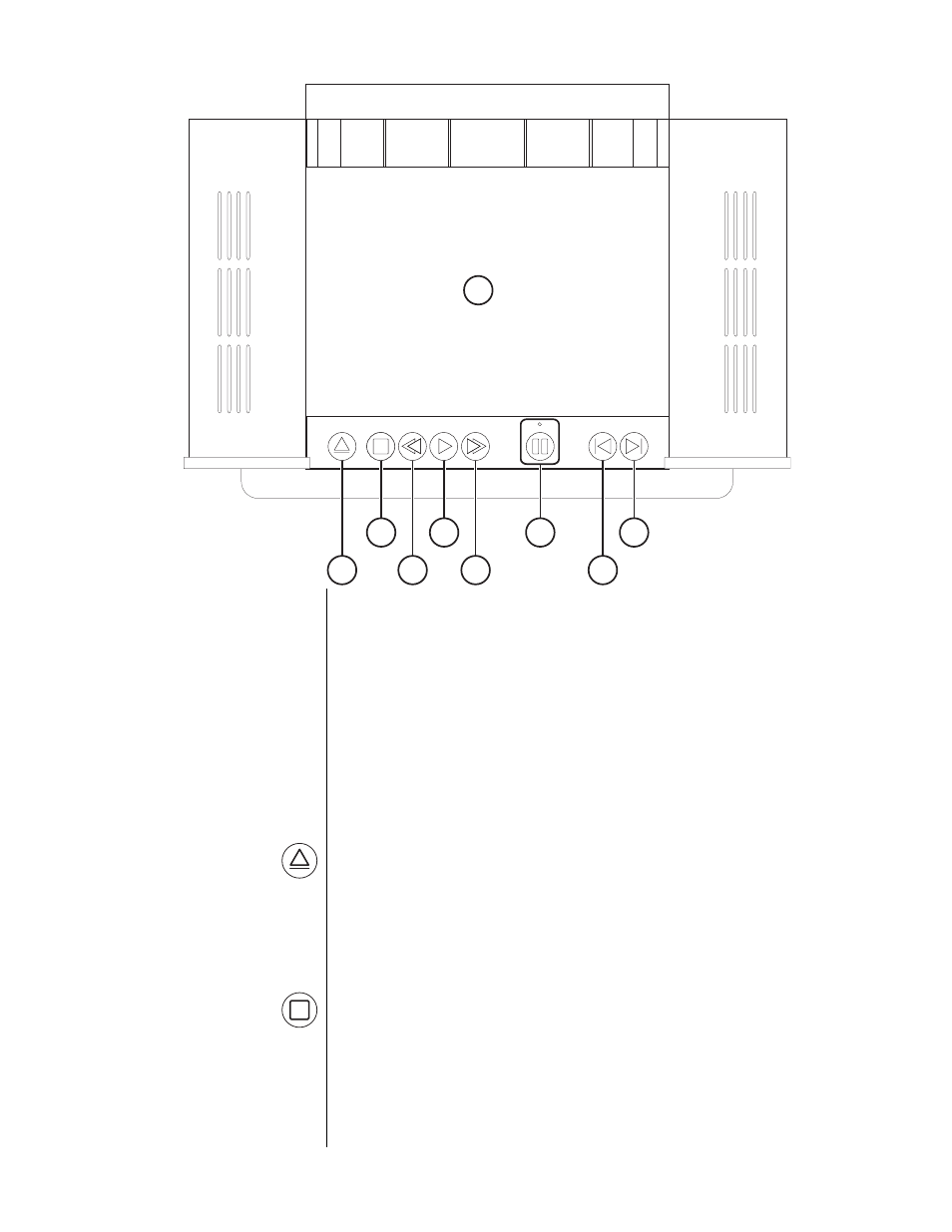 Top panel | HP N31.5 User Manual | Page 21 / 64