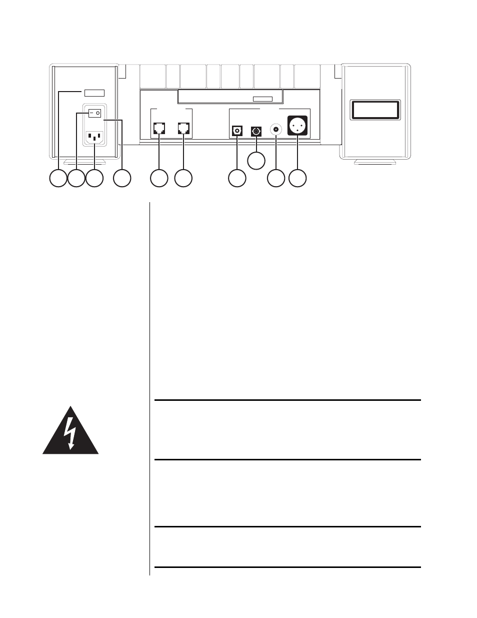 Rear panel | HP N31.5 User Manual | Page 34 / 64