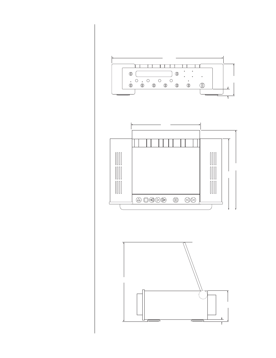 Dimensions | HP N31.5 User Manual | Page 61 / 64