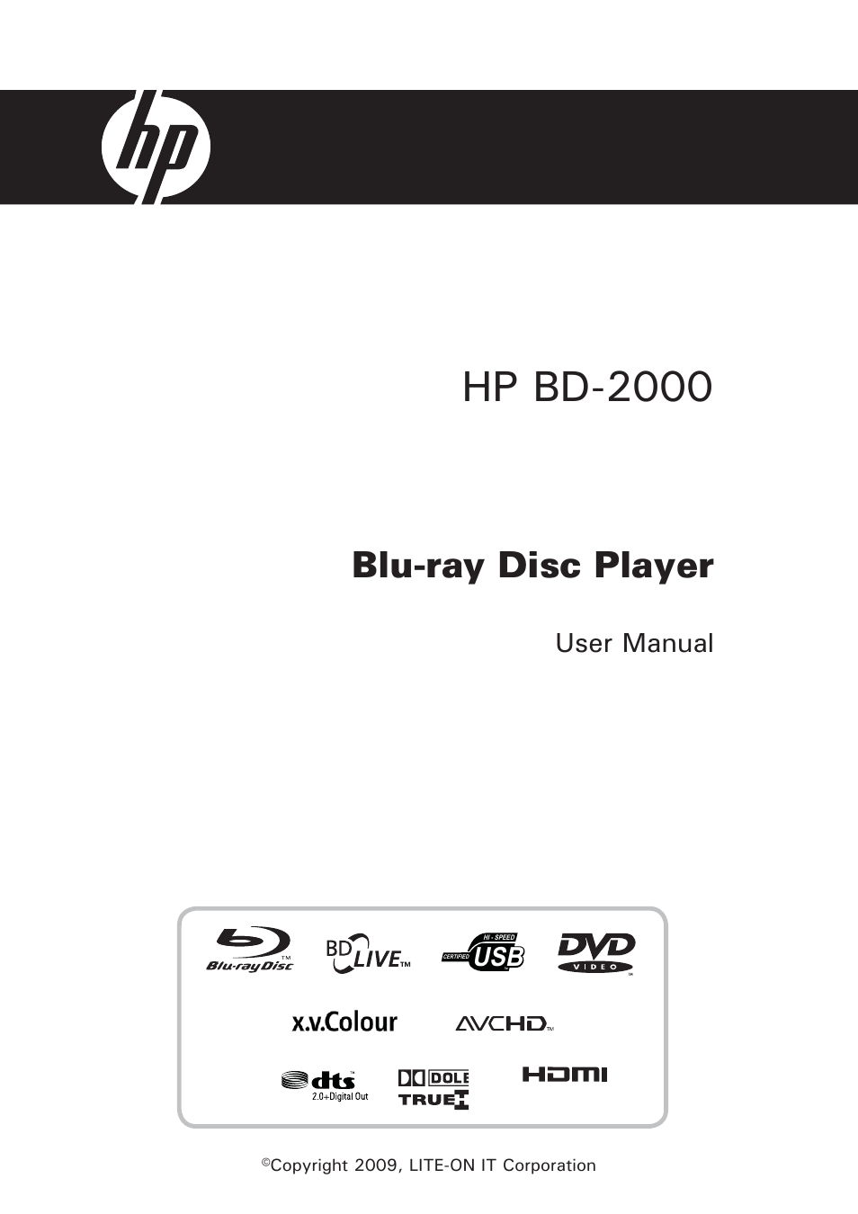 HP BD-2000 User Manual | 70 pages