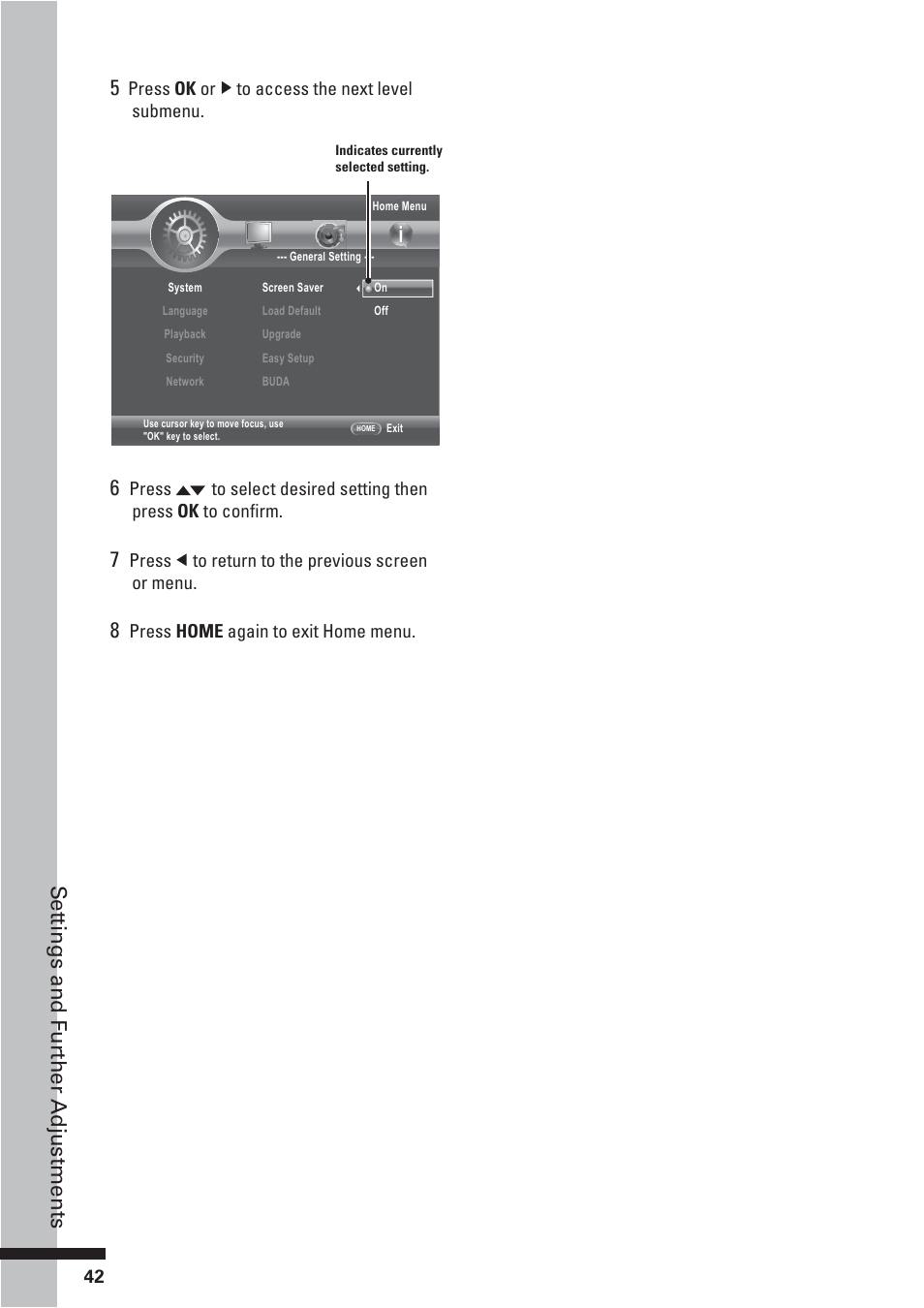 Settings and f u rther adjustments 6 | HP BD-2000 User Manual | Page 42 / 70