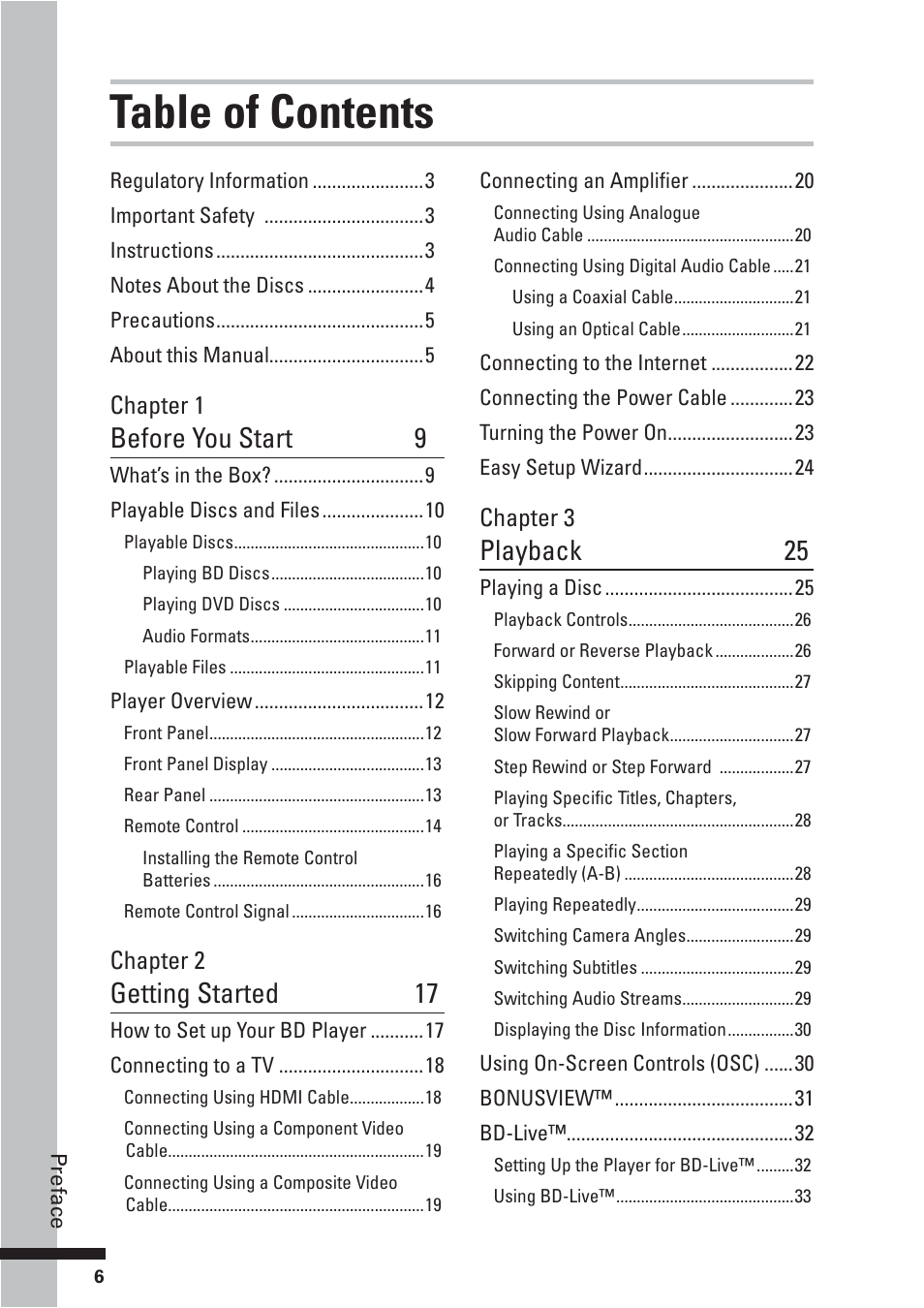 HP BD-2000 User Manual | Page 6 / 70