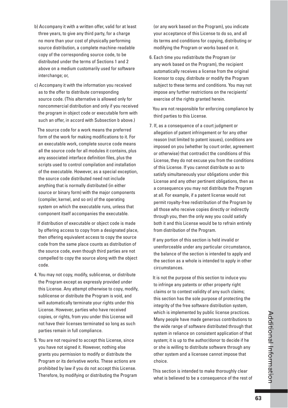 Additional information | HP BD-2000 User Manual | Page 63 / 70