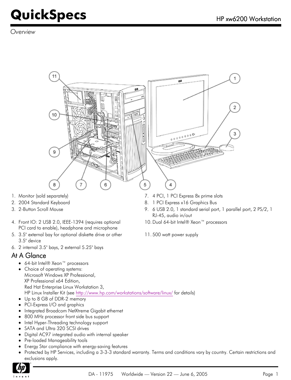 HP XW6200 User Manual | 78 pages