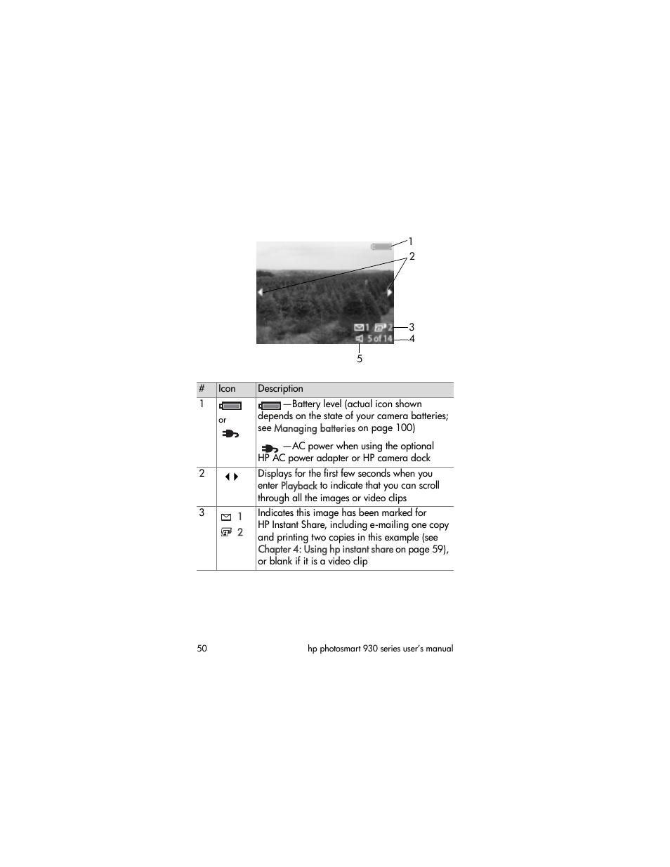 HP PHOTOSMART 930 User Manual | Page 50 / 136