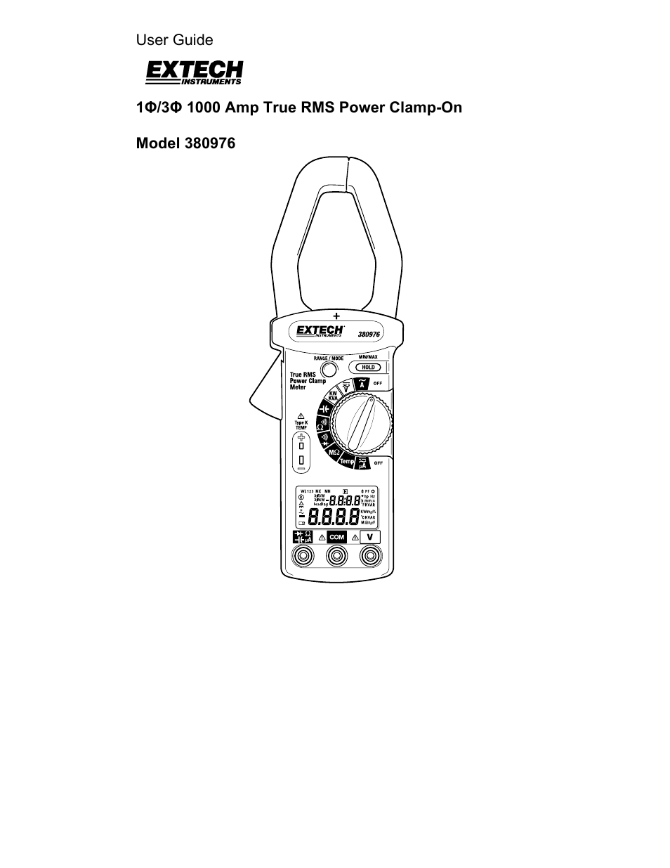 HP Extech 380976 User Manual | 20 pages