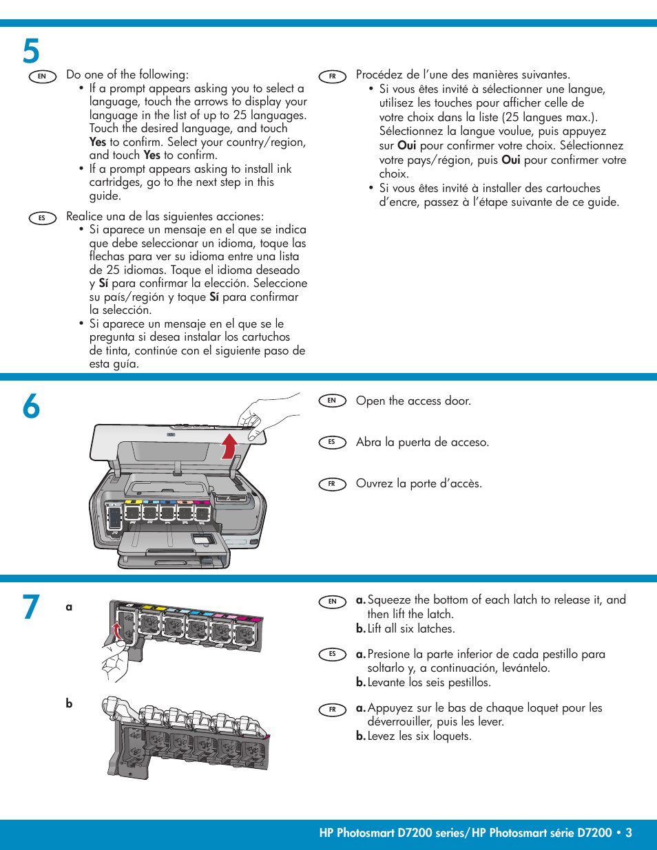 HP Photosmart D7200 User Manual | Page 3 / 16