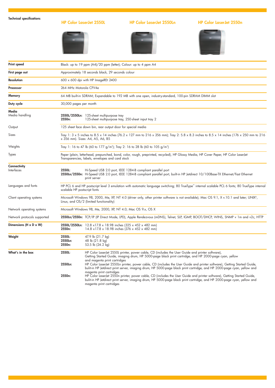 HP 2550 Series User Manual | Page 7 / 8