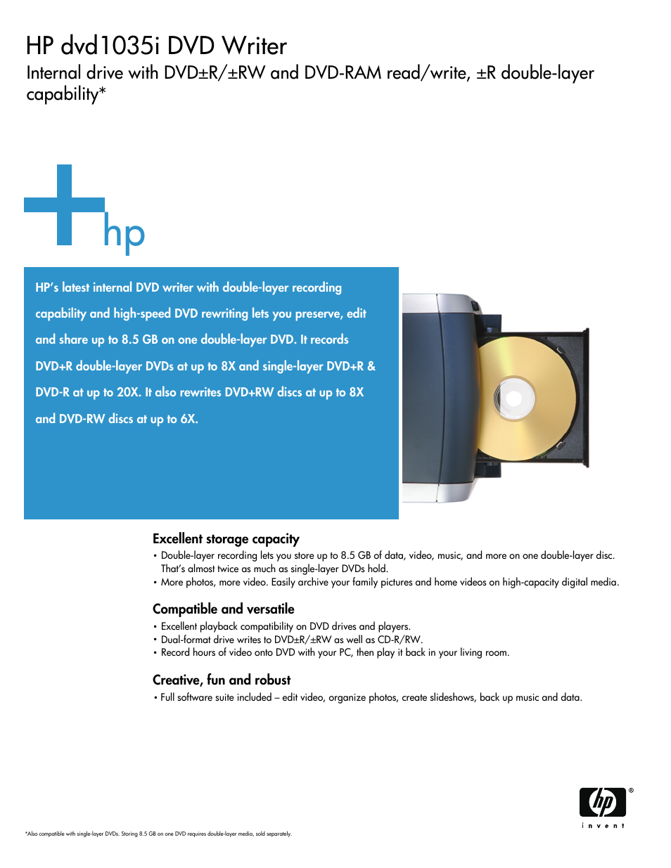 HP 1035I User Manual | 2 pages