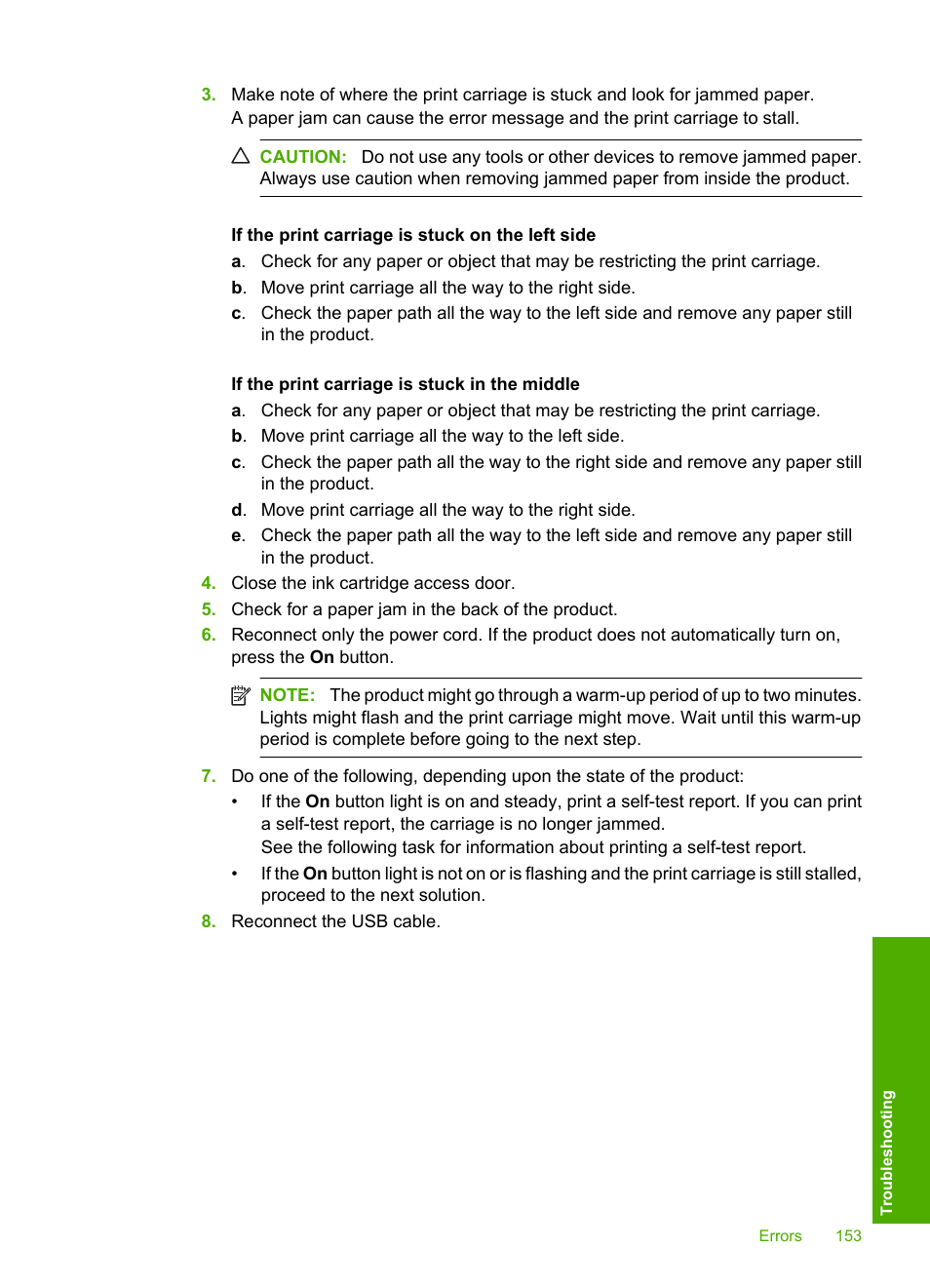 HP Photosmart D5400 series User Manual | Page 154 / 221