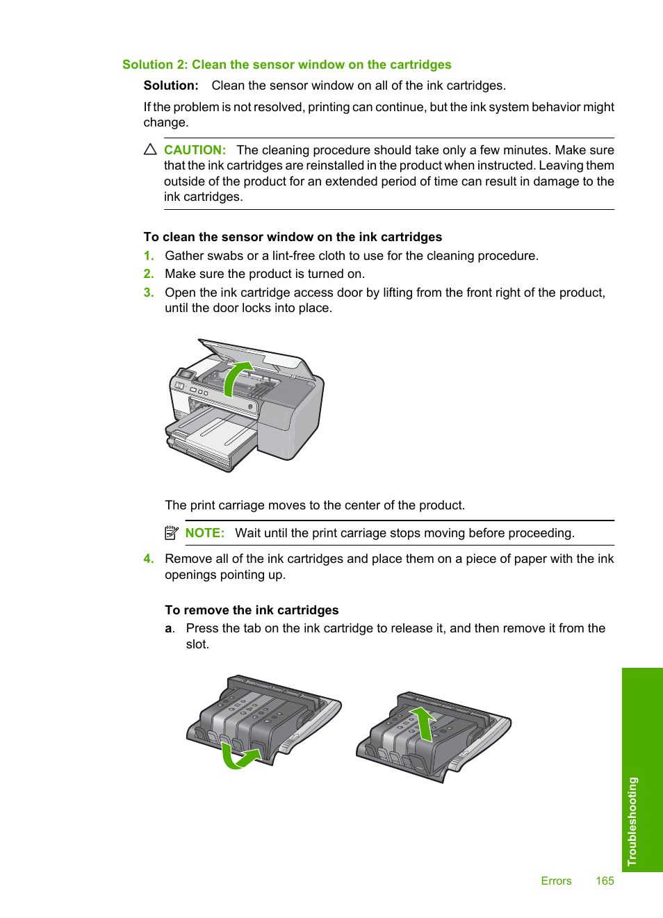 HP Photosmart D5400 series User Manual | Page 166 / 221