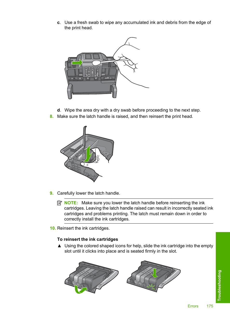 HP Photosmart D5400 series User Manual | Page 176 / 221