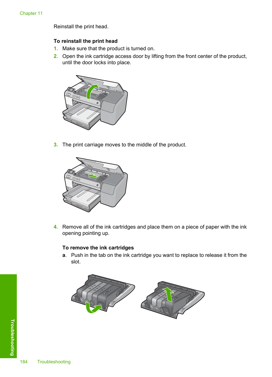 HP Photosmart D5400 series User Manual | Page 185 / 221