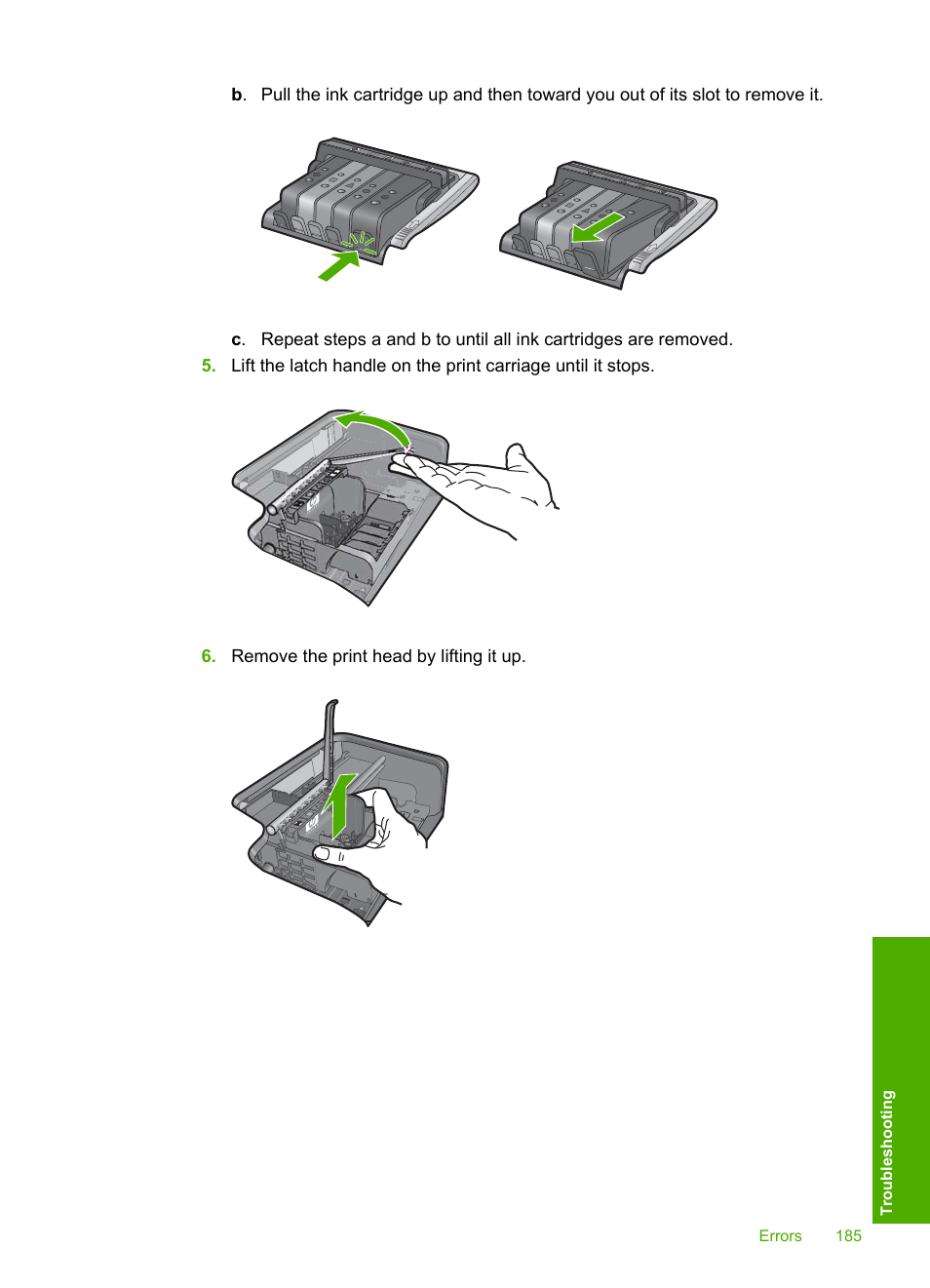 HP Photosmart D5400 series User Manual | Page 186 / 221