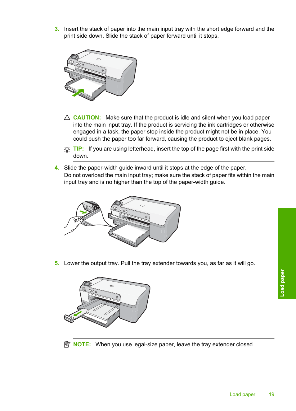 HP Photosmart D5400 series User Manual | Page 20 / 221