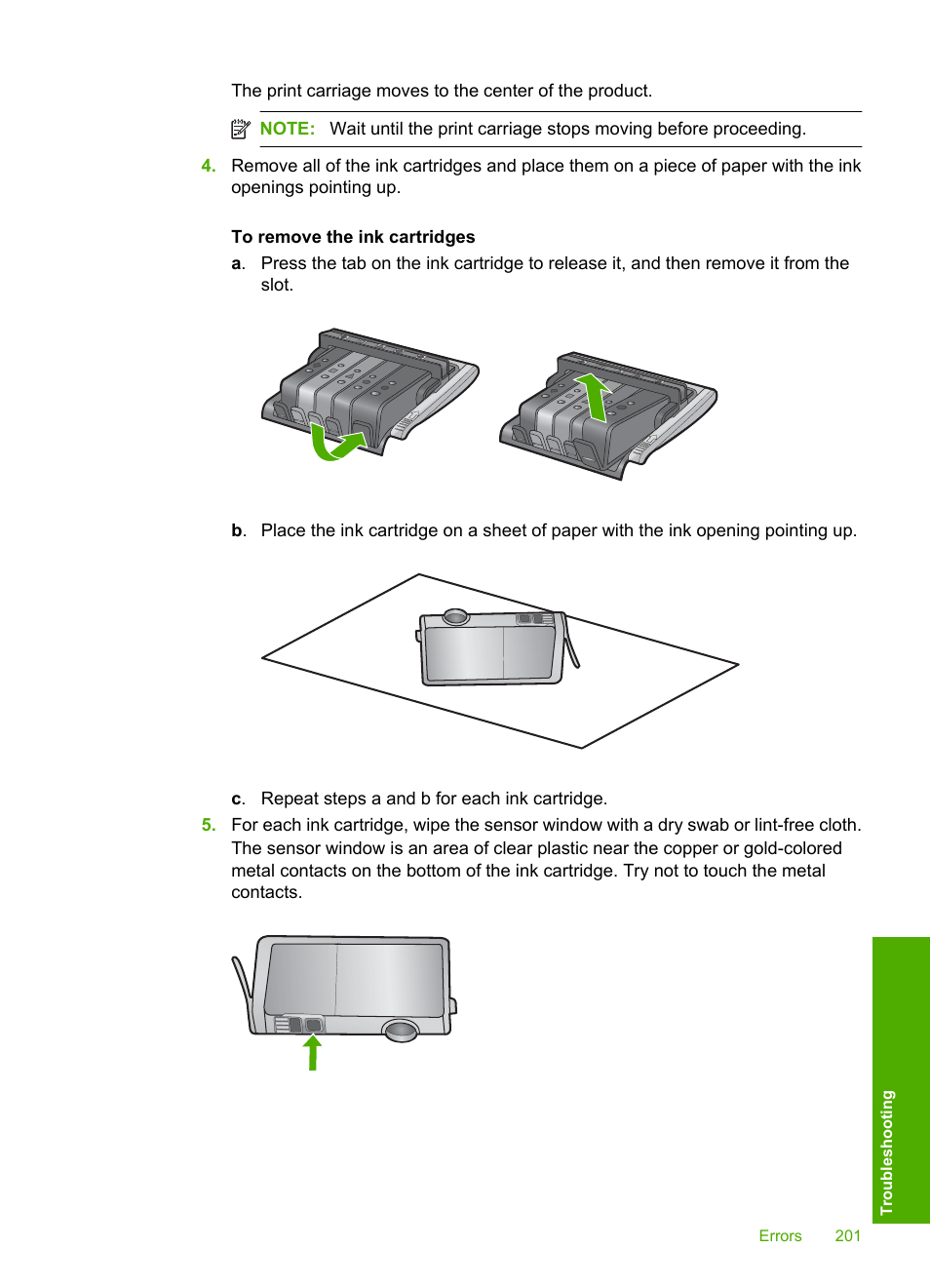 HP Photosmart D5400 series User Manual | Page 202 / 221