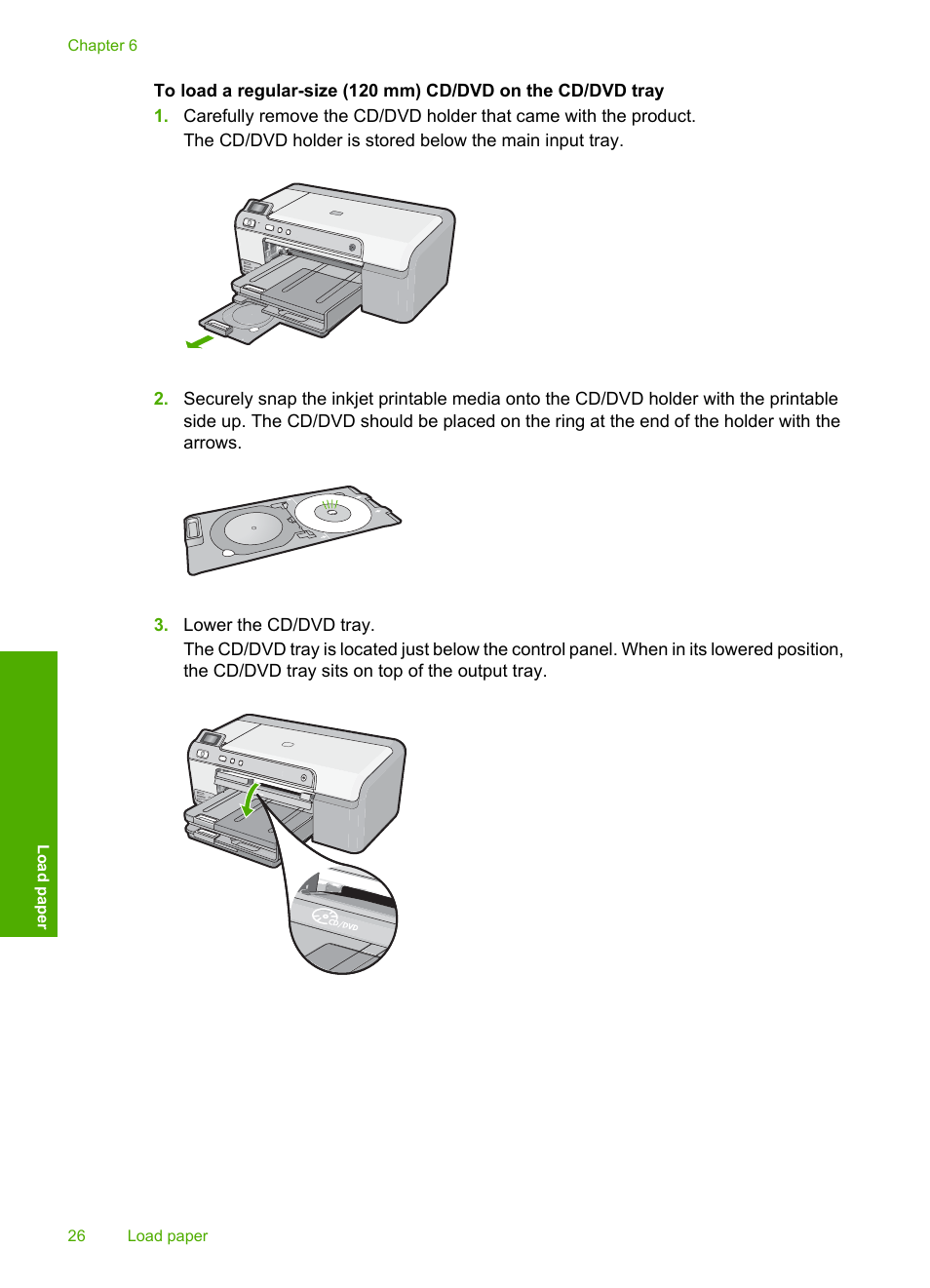 HP Photosmart D5400 series User Manual | Page 27 / 221