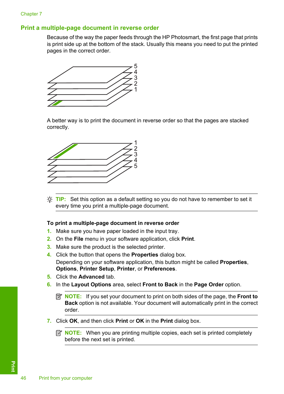 HP Photosmart D5400 series User Manual | Page 47 / 221