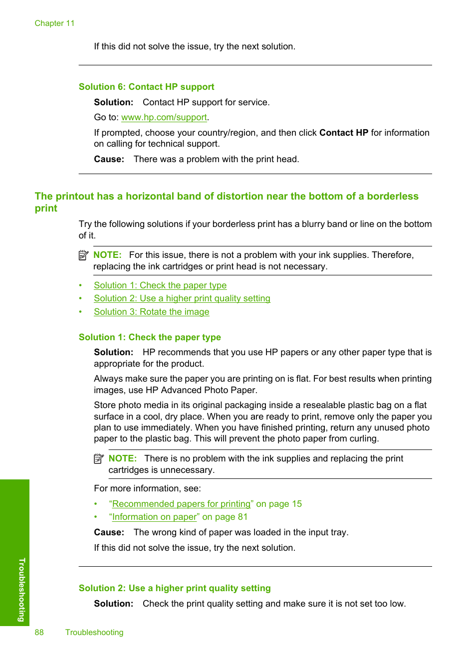 Solution 6: contact hp support | HP Photosmart D5400 series User Manual | Page 89 / 221