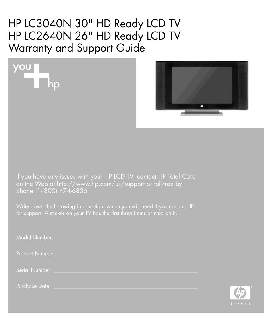 HP LC2640N User Manual | 8 pages