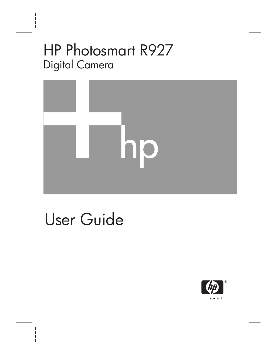 HP Photosmart R927 User Manual | 58 pages