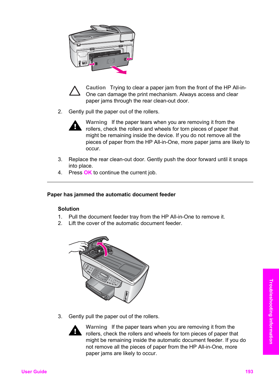 HP 7200 User Manual | Page 196 / 240