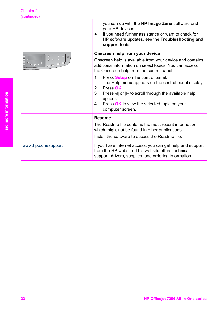 HP 7200 User Manual | Page 25 / 240