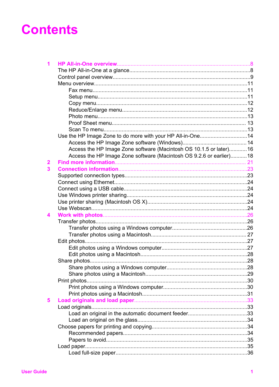 HP 7200 User Manual | Page 4 / 240