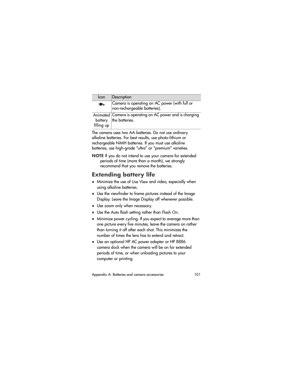 Extending battery life | HP 930 Series User Manual | Page 101 / 118