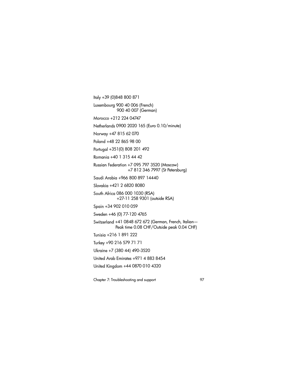 HP 930 Series User Manual | Page 97 / 118