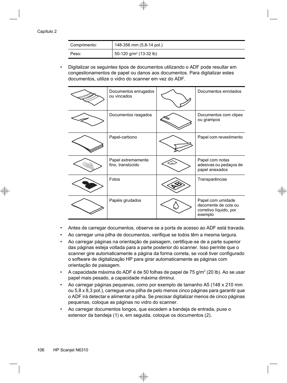 HP Scanjet N6310 User Manual | Page 110 / 128