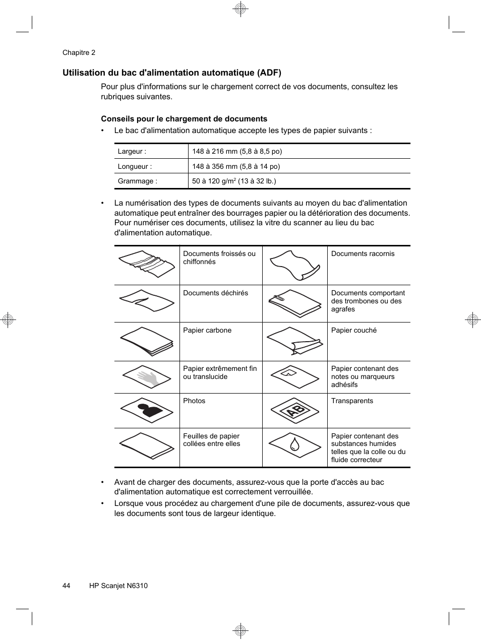HP Scanjet N6310 User Manual | Page 48 / 128