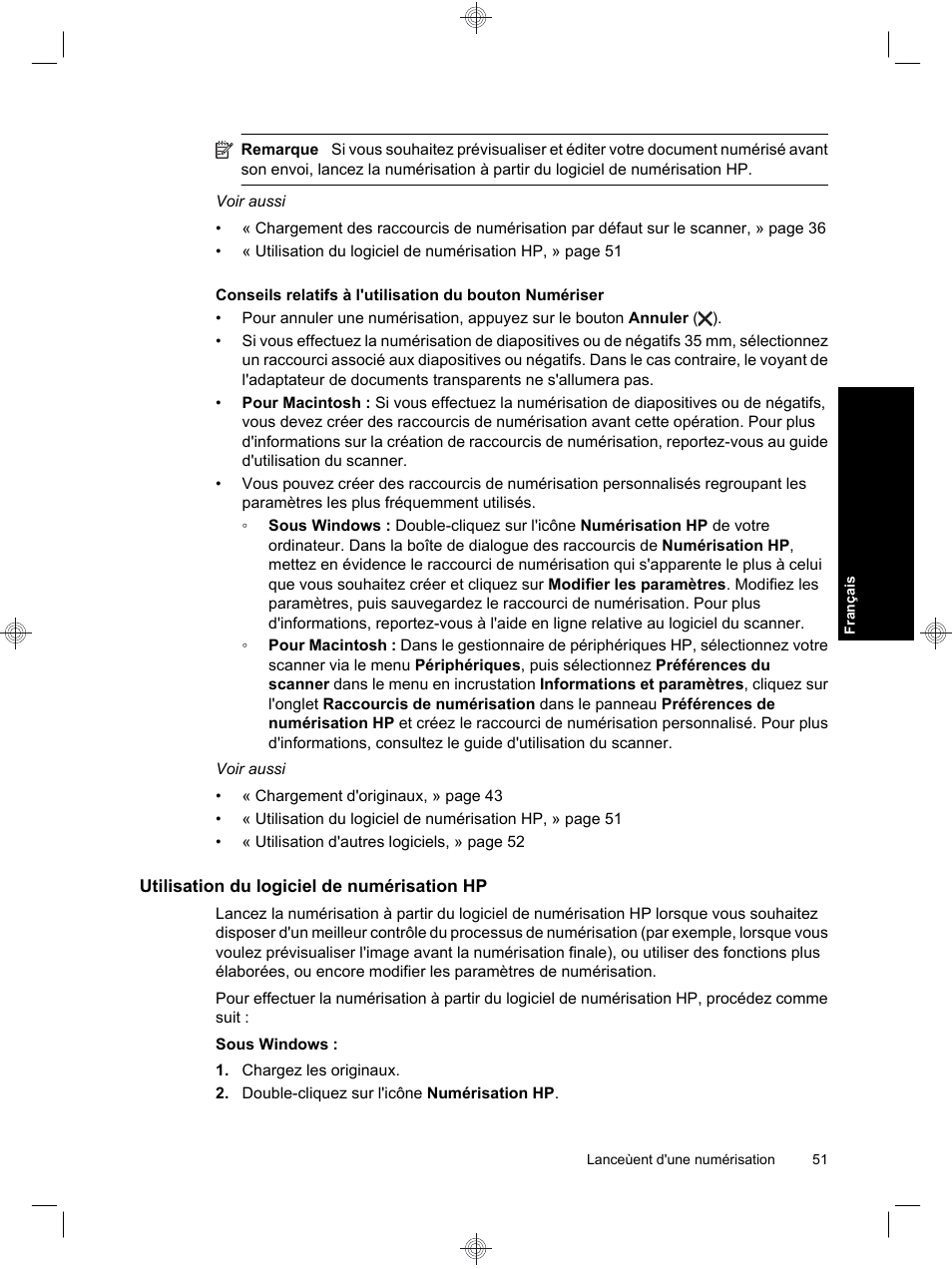 HP Scanjet N6310 User Manual | Page 55 / 128